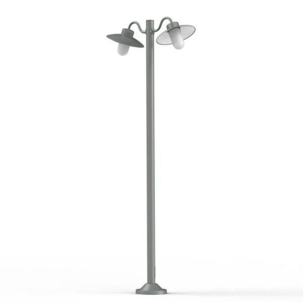 Mattglas metallgrau
